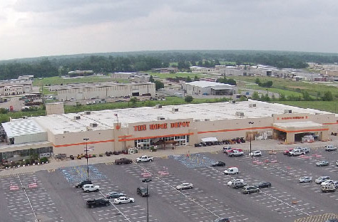Home Depot Broussard Louisiana Built to Suit Commercial Property by Billeaud Companies