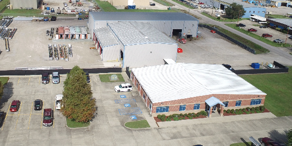 Billeaud Companies industrial property with office facilities